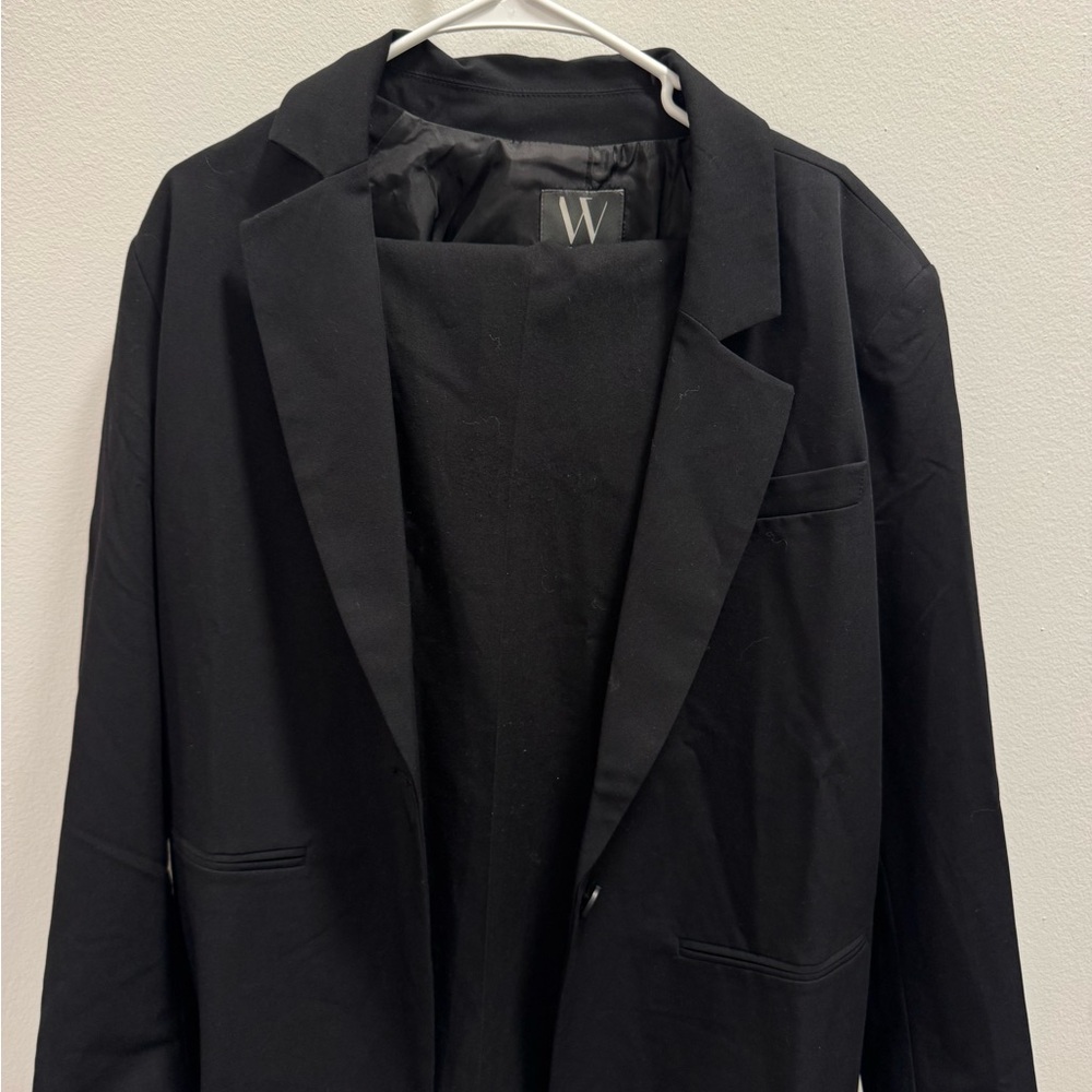 Worthington Black Blazer and Pants Set